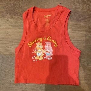 Care Bears sharing is caring women’s tank top